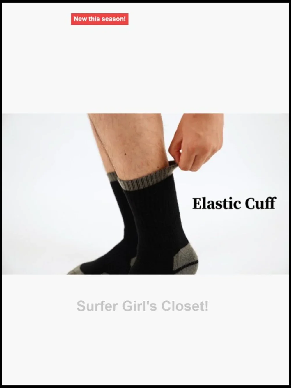 Merino Wool Hiking Crew Socks Thick Cushioned Anti-Blister Moisture-Wicking
